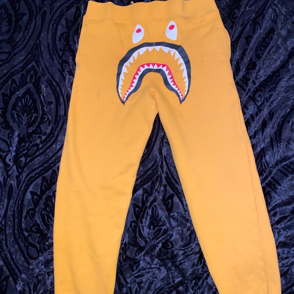 Bape Clothing  ( Yellow ) Sweat Pants 💛